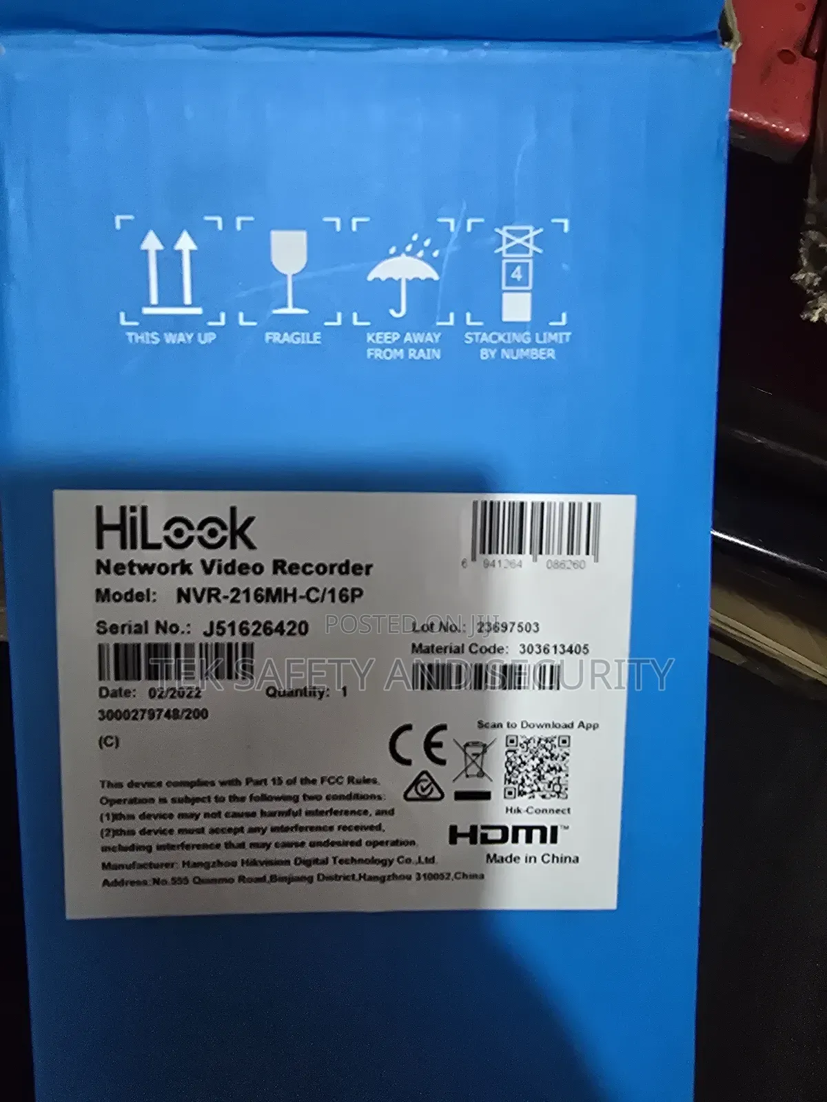 Nvr 16ch Hilook (Hikvision)