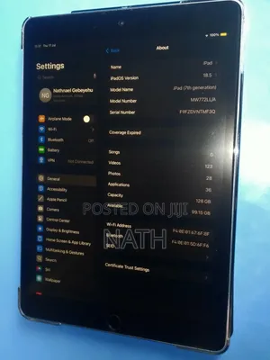 New Apple iPad 10.2 (2019) 128 GB Silver