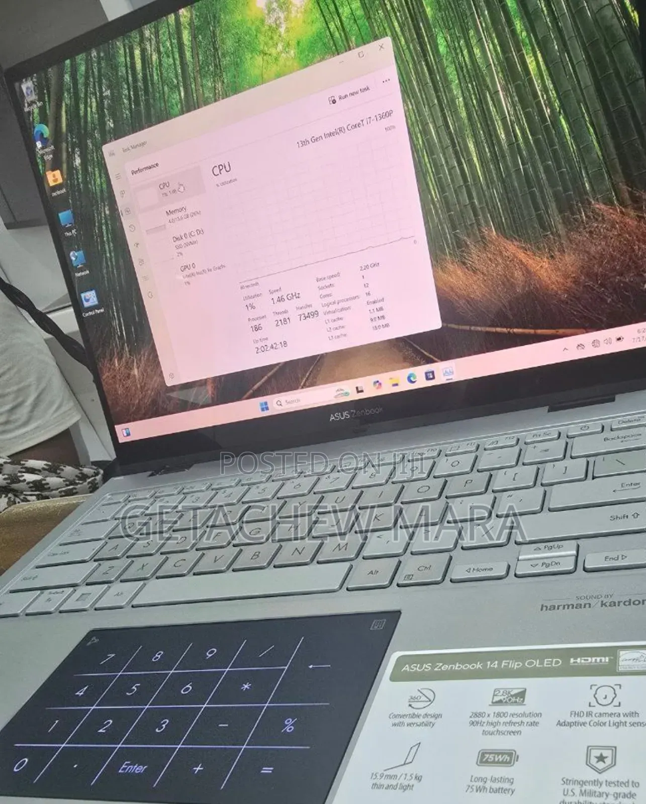 New Laptop Asus TUF Gaming A15 16GB Intel Core i7 SSD 1T