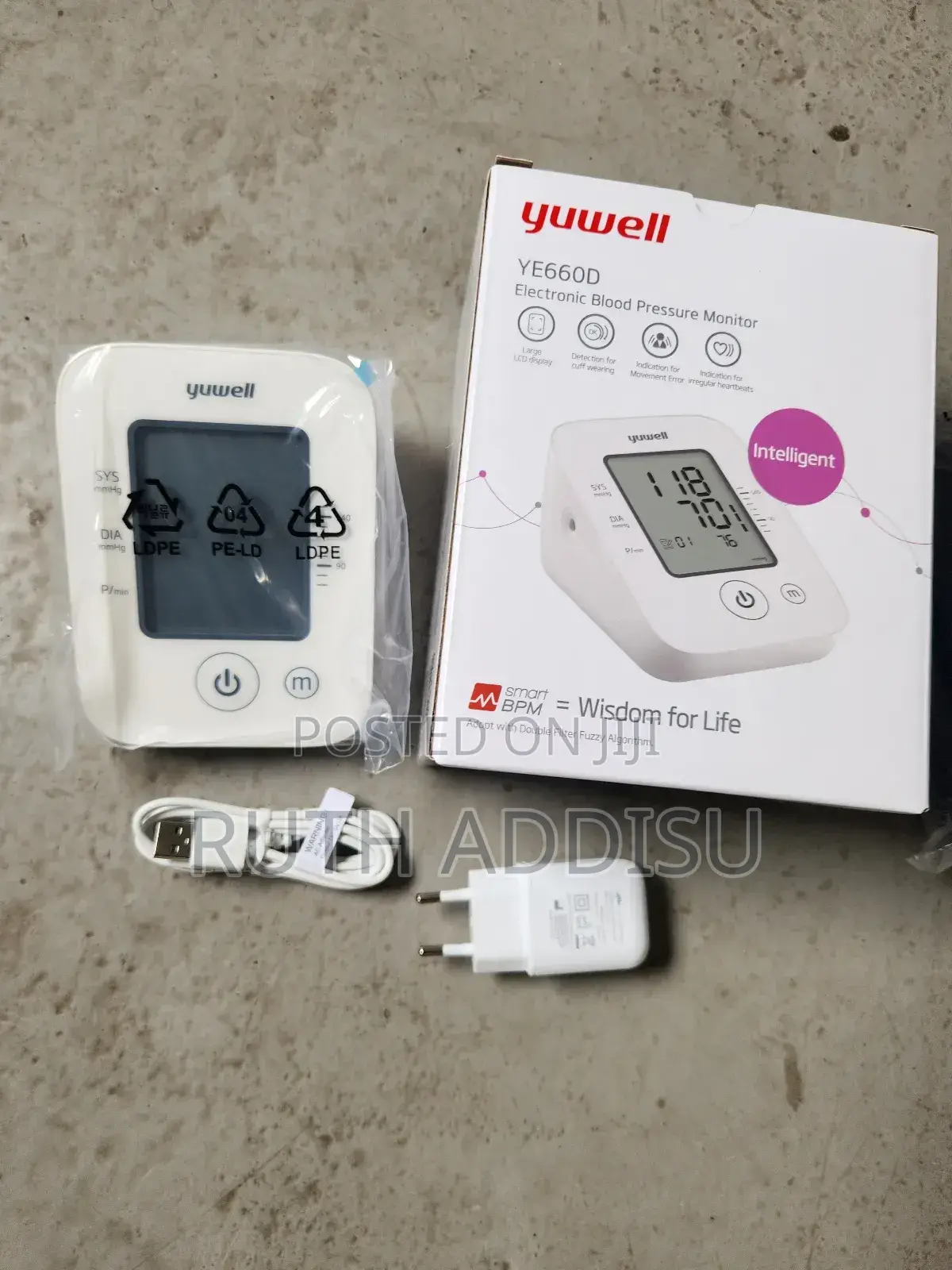 Rechargable Portable New Packed Blood Pressure Measurement