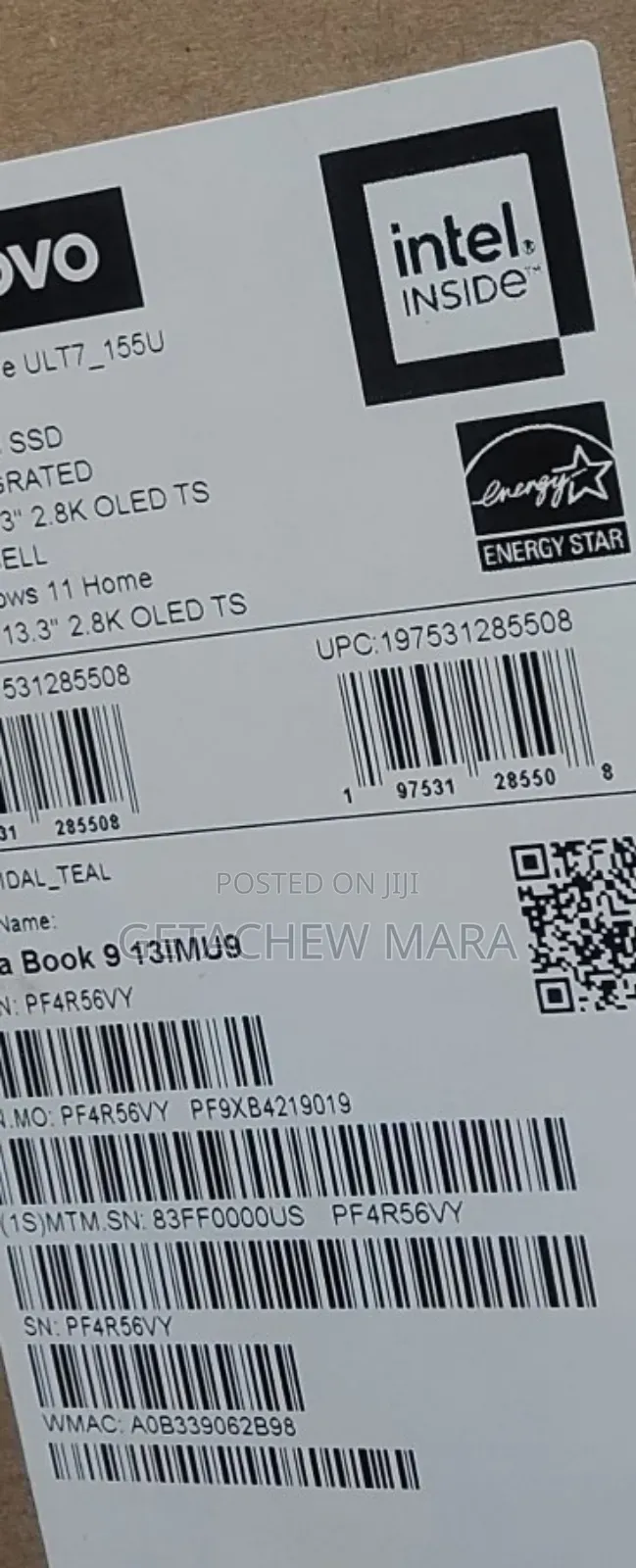 New Laptop Lenovo ThinkPad Yoga 16GB Intel Core I7 SSD 500GB