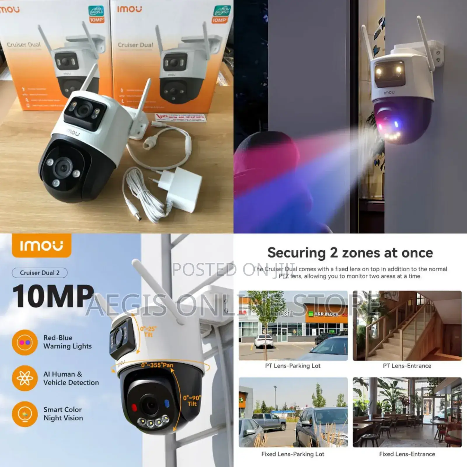 Double Lens 360° 10 Mp Camera