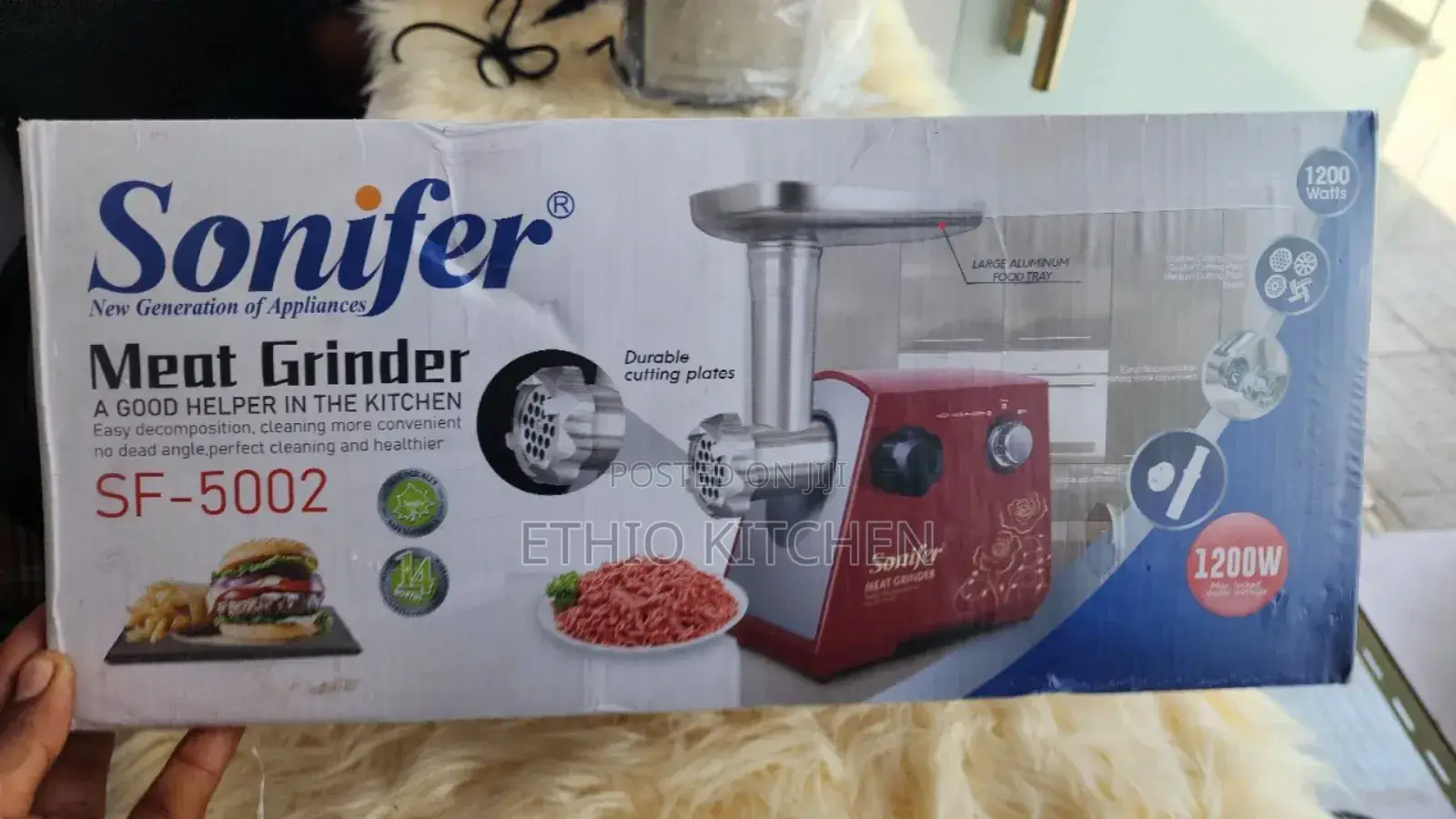 ኦሪጅናል ስጋ መፍጫ| Original Super Golden Meat Grinder and Mincer