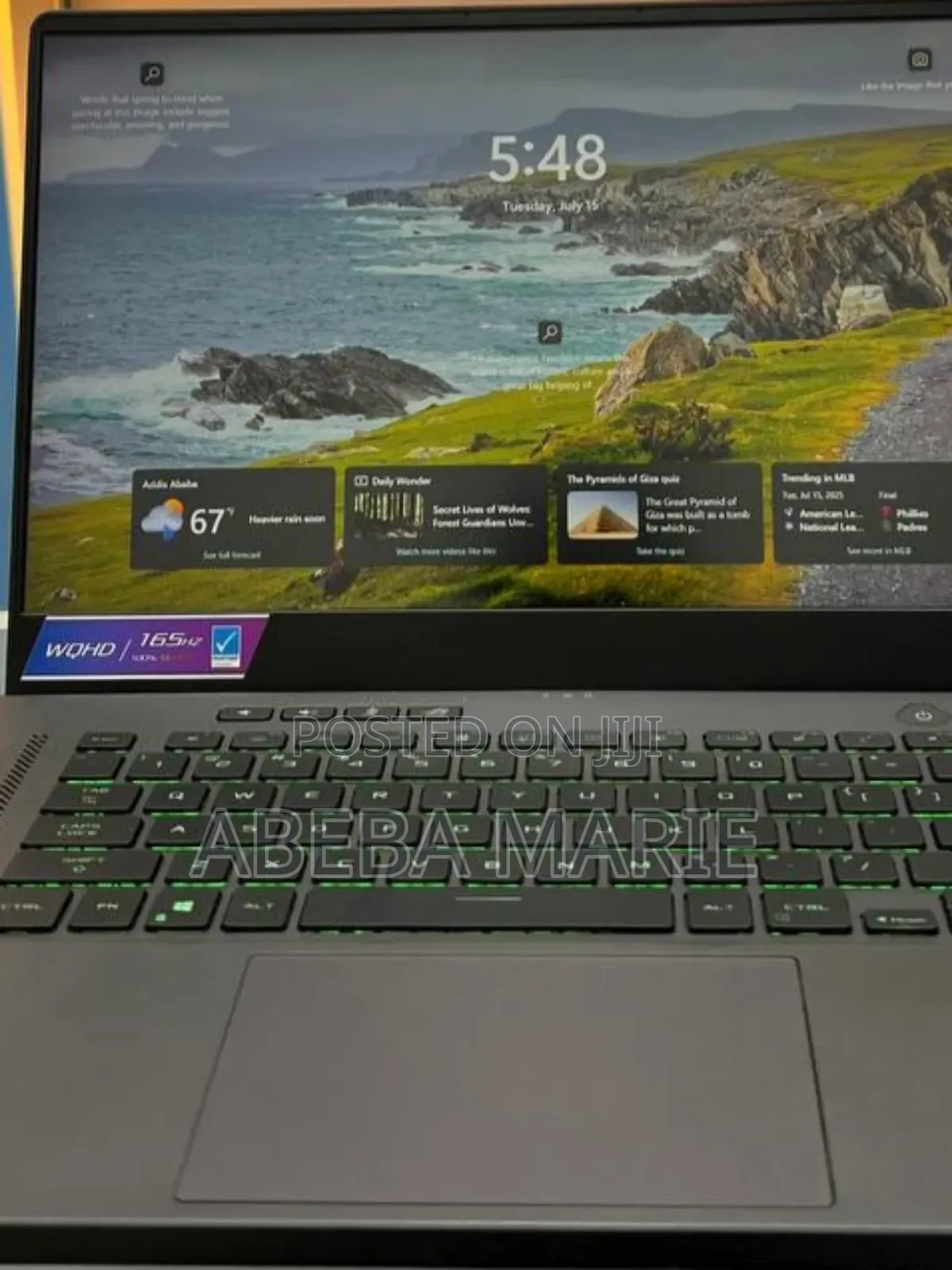 New Laptop Asus ROG Zephyrus G15 16GB AMD Ryzen 9 SSD 1T