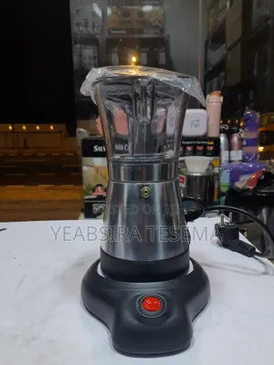 Photo - Steam Coffee Maker በፊልትሮ የተፈላ 3-6 Cup