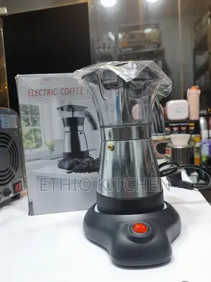 Steam Coffee Maker በፊልትሮ የተፈላ 3-6 Cup