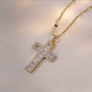 Gem Cross Necklaces