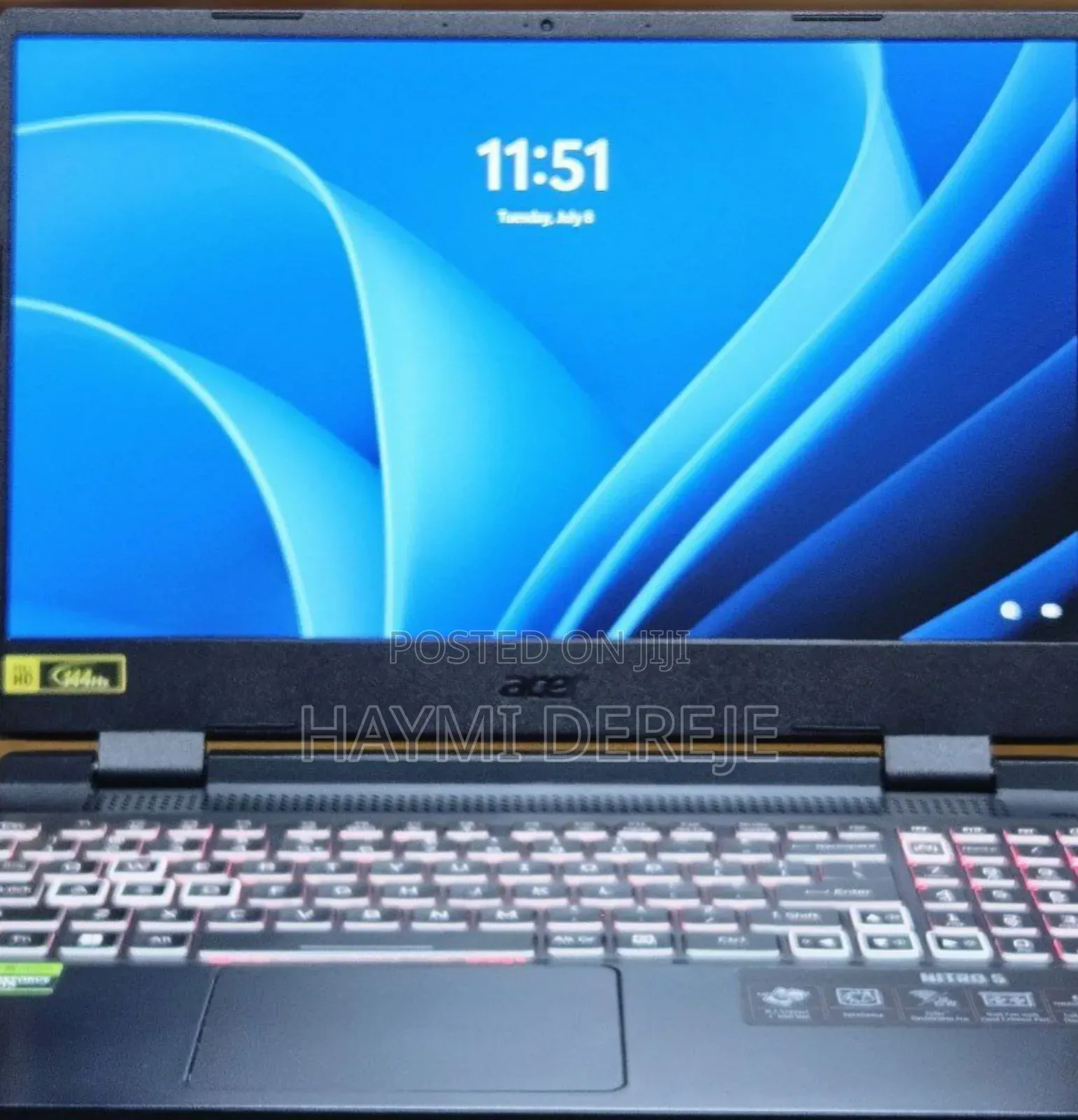 New Laptop Acer Nitro 5 16GB Intel Core I7 SSD 1T