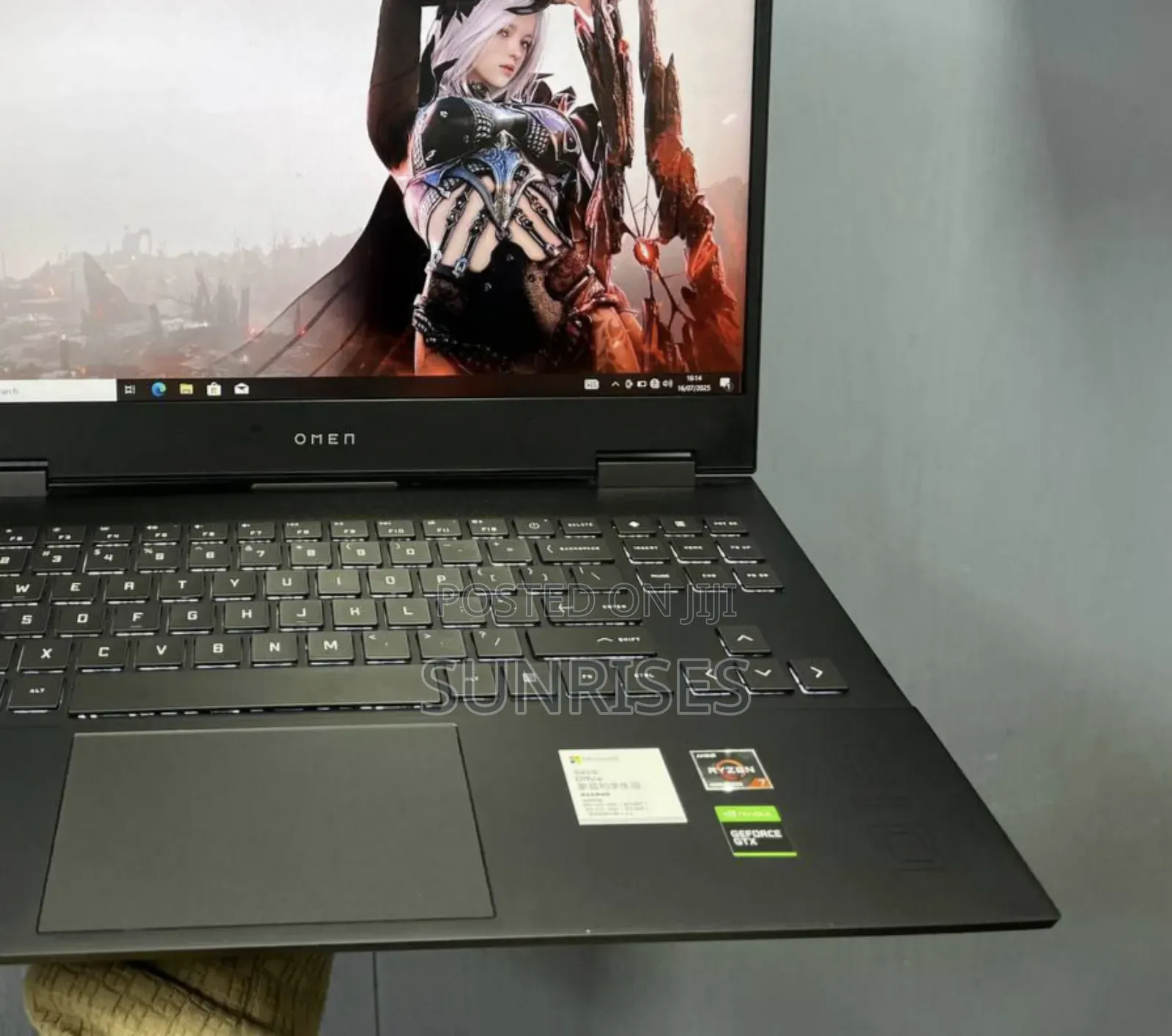 New Laptop HP Omen 15 16GB AMD Ryzen 7 SSD 512GB