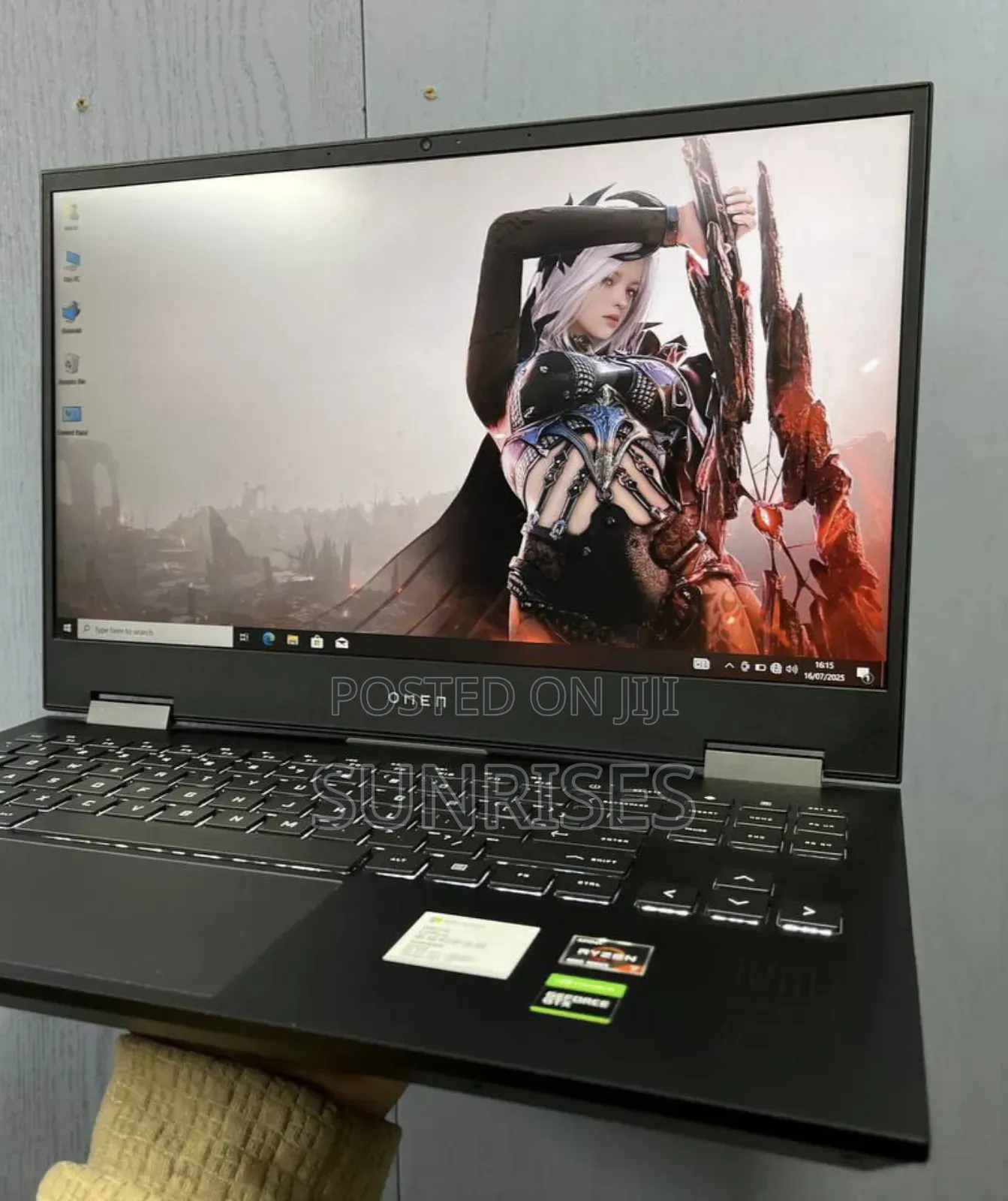 New Laptop HP Omen 15 16GB AMD Ryzen 7 SSD 512GB