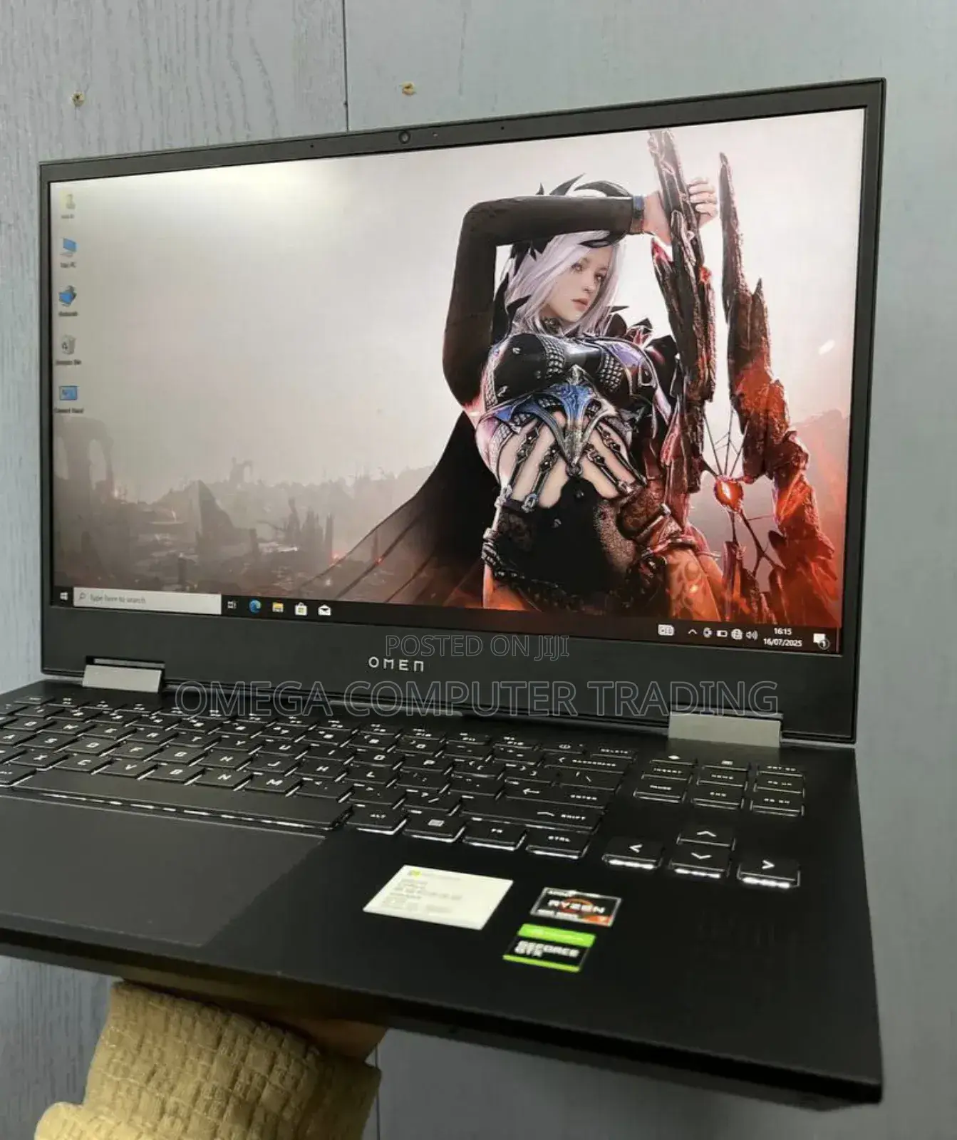 New Laptop HP Omen 15 16GB AMD Ryzen 7 SSD 512GB