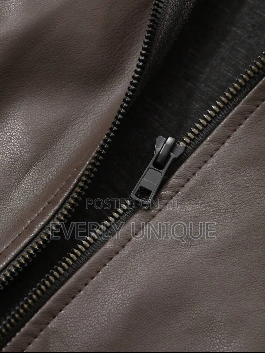 Dazy Oversized Leather Jacket, Unisex