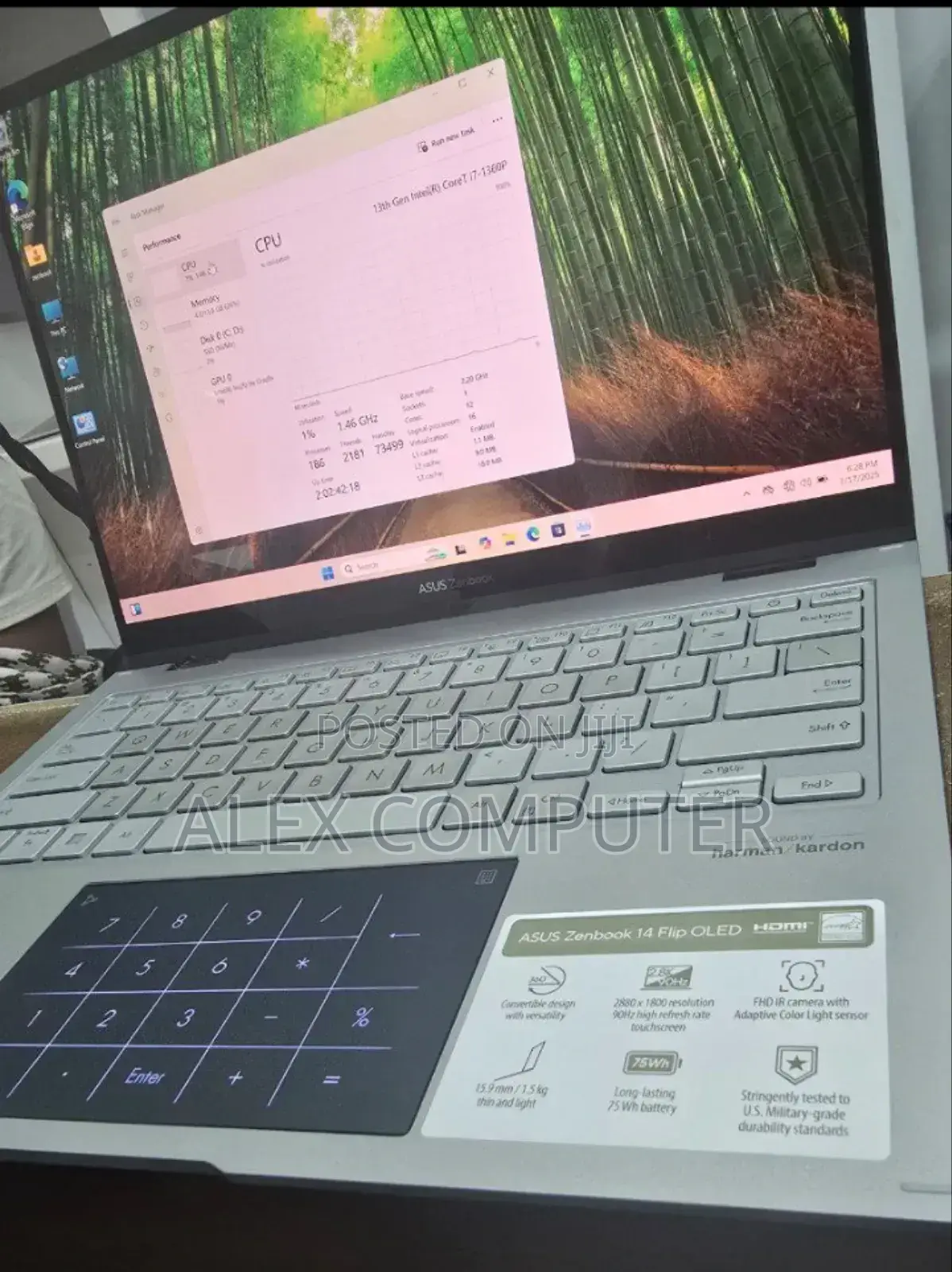 New Laptop Asus ZenBook Flip 14 UX461UA 16GB Intel Core I7 SSD 1T