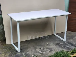 Photo - 140 Cm Laminated MDF Office Table - Free Delivery