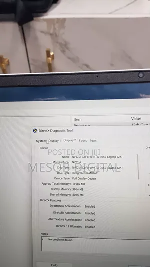 New Laptop 16GB Intel Core I7 SSD 1T