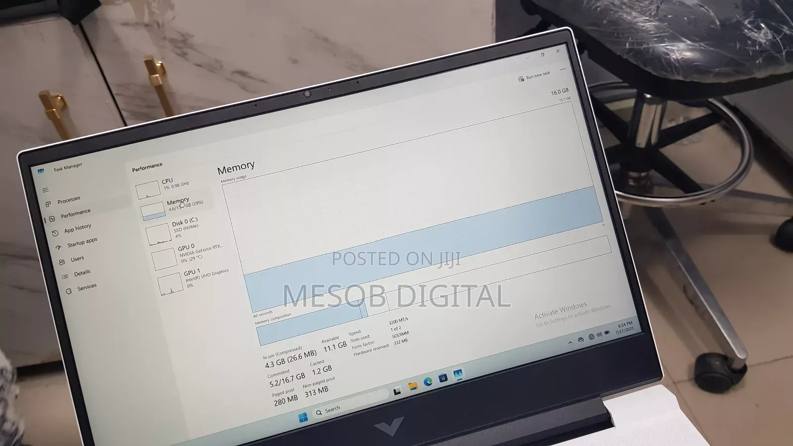 New Laptop 16GB Intel Core I7 SSD 1T