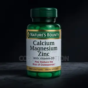 Calcium and Magnesium With Zinc and D3 , 100 Tablets