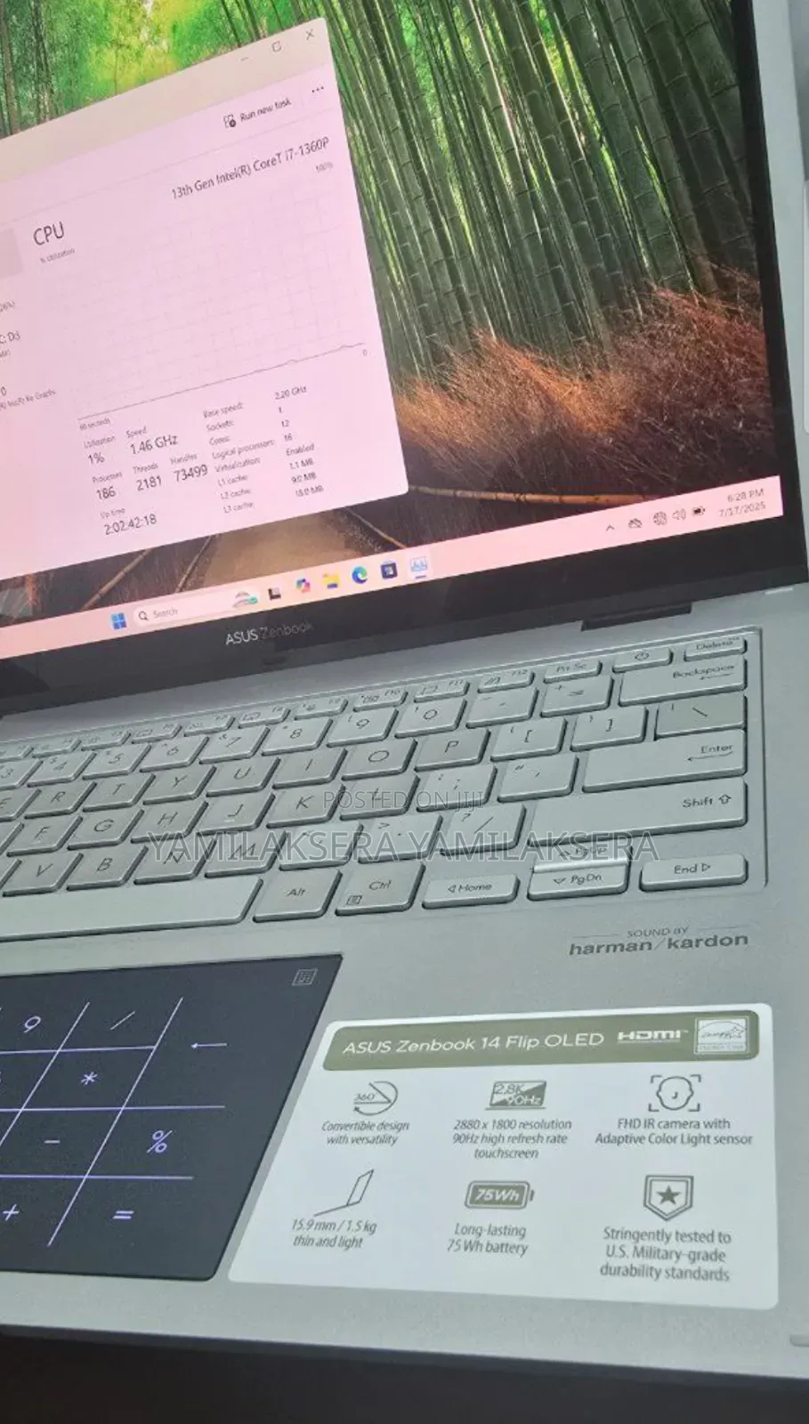 New Laptop Asus ZenBook Flip 14 UX461UN 16GB Intel Core I9 SSD 1T