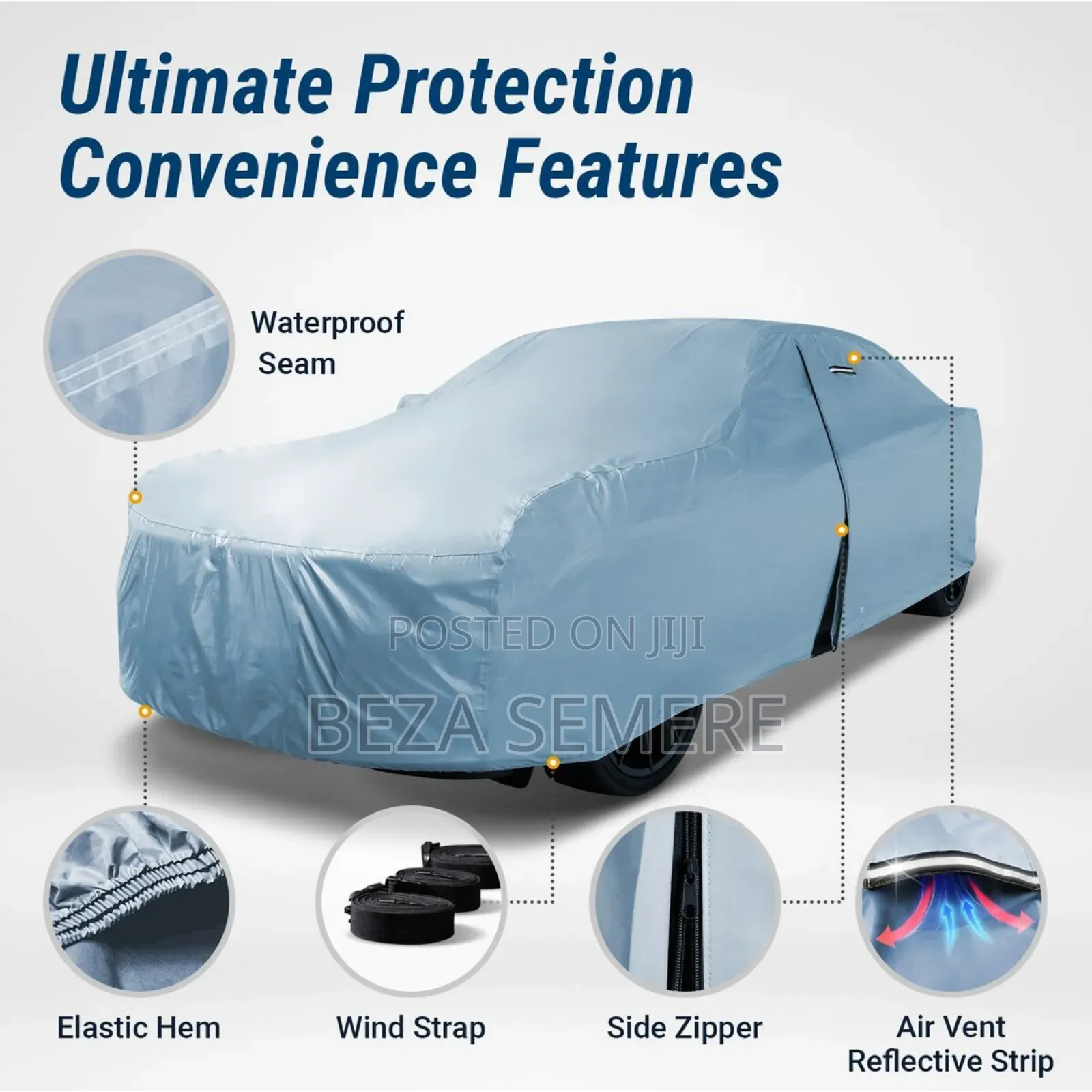 Car Cover Water Proof Anti Uv