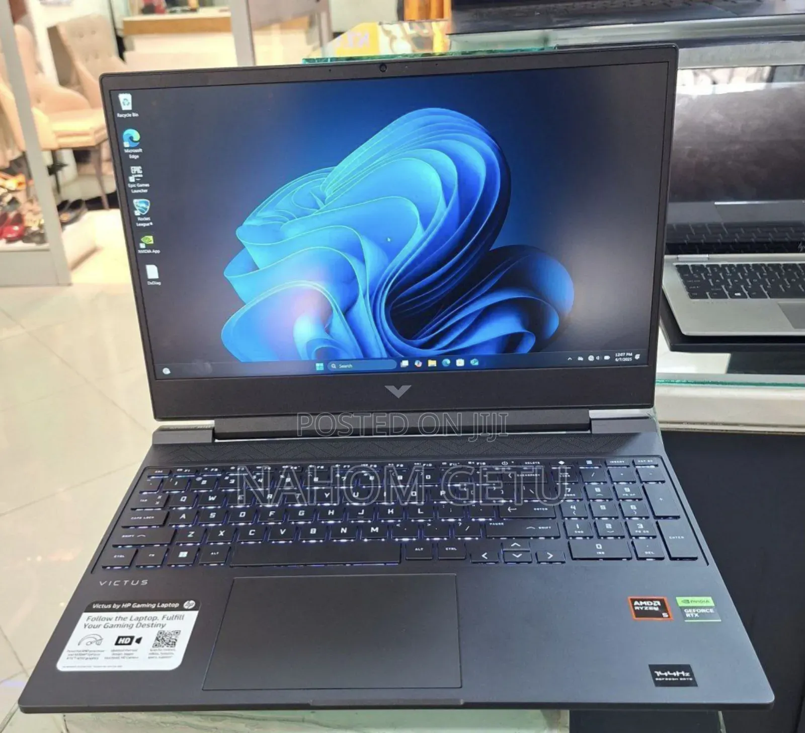 New Laptop HP Victus 15 16GB AMD Ryzen 5 SSD 512GB