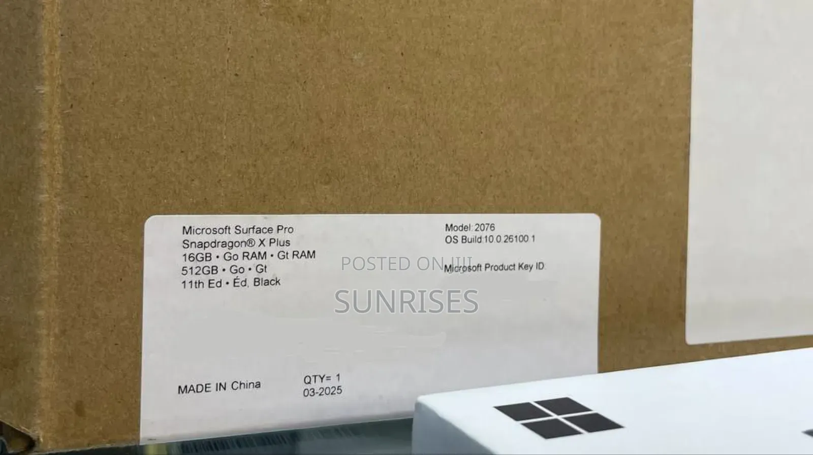 New Microsoft Surface Pro X 16GB Qualcomm Snapdragon X Plus SSD 512GB