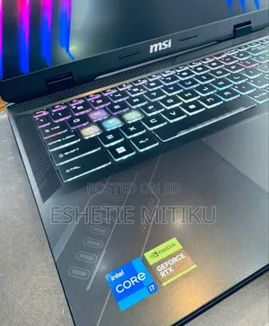 New Laptop MSI 16GB Intel Core I7 SSD 512GB