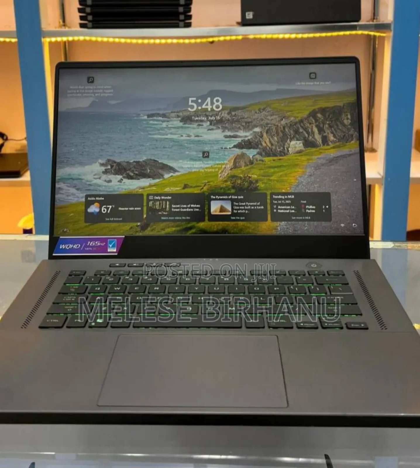 New Laptop Asus ROG Zephyrus G15 16GB AMD Ryzen 9 SSD 1T