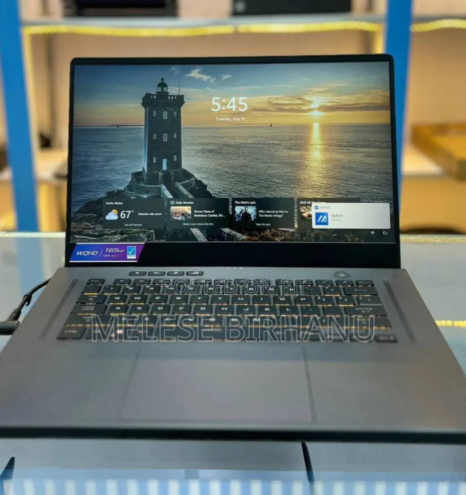 New Laptop Asus ROG Zephyrus G15 16GB AMD Ryzen 9 SSD 1T