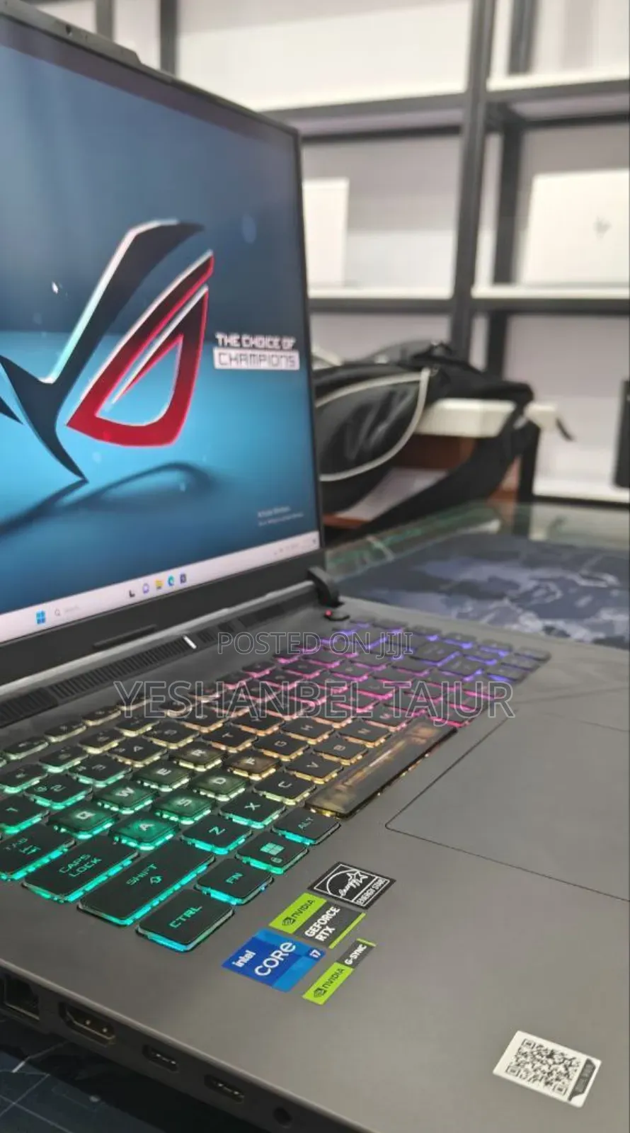 New Laptop Asus ROG Strix G17 16GB Intel Core I7 SSD 1T