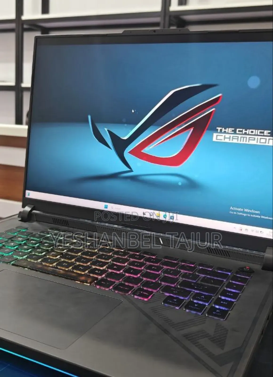 New Laptop Asus ROG Strix G17 16GB Intel Core I7 SSD 1T