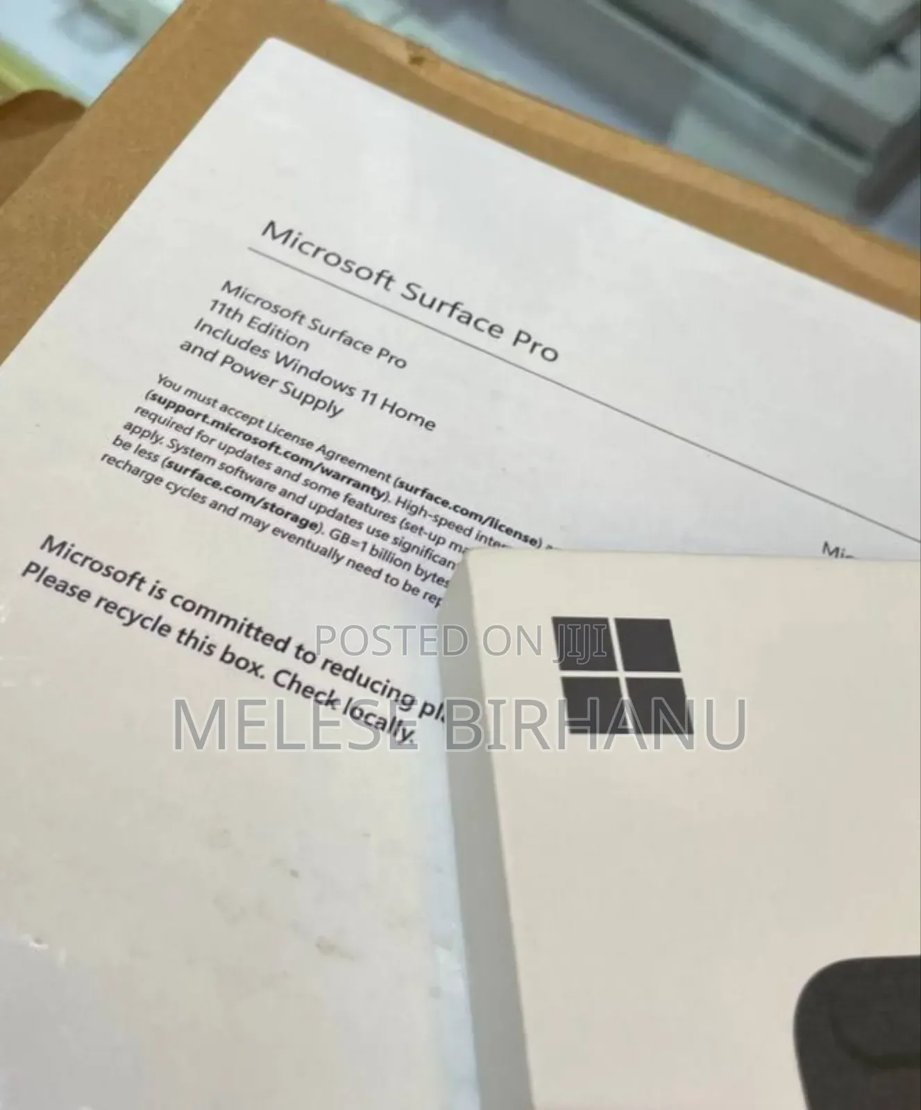 New Laptop Microsoft Surface Pro 16GB Intel Core I7 SSD 512GB