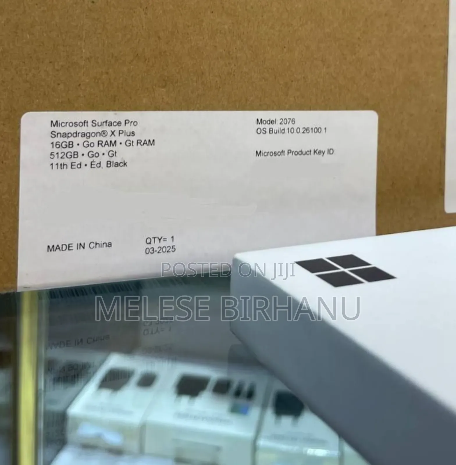 New Laptop Microsoft Surface Pro 16GB Intel Core I7 SSD 512GB