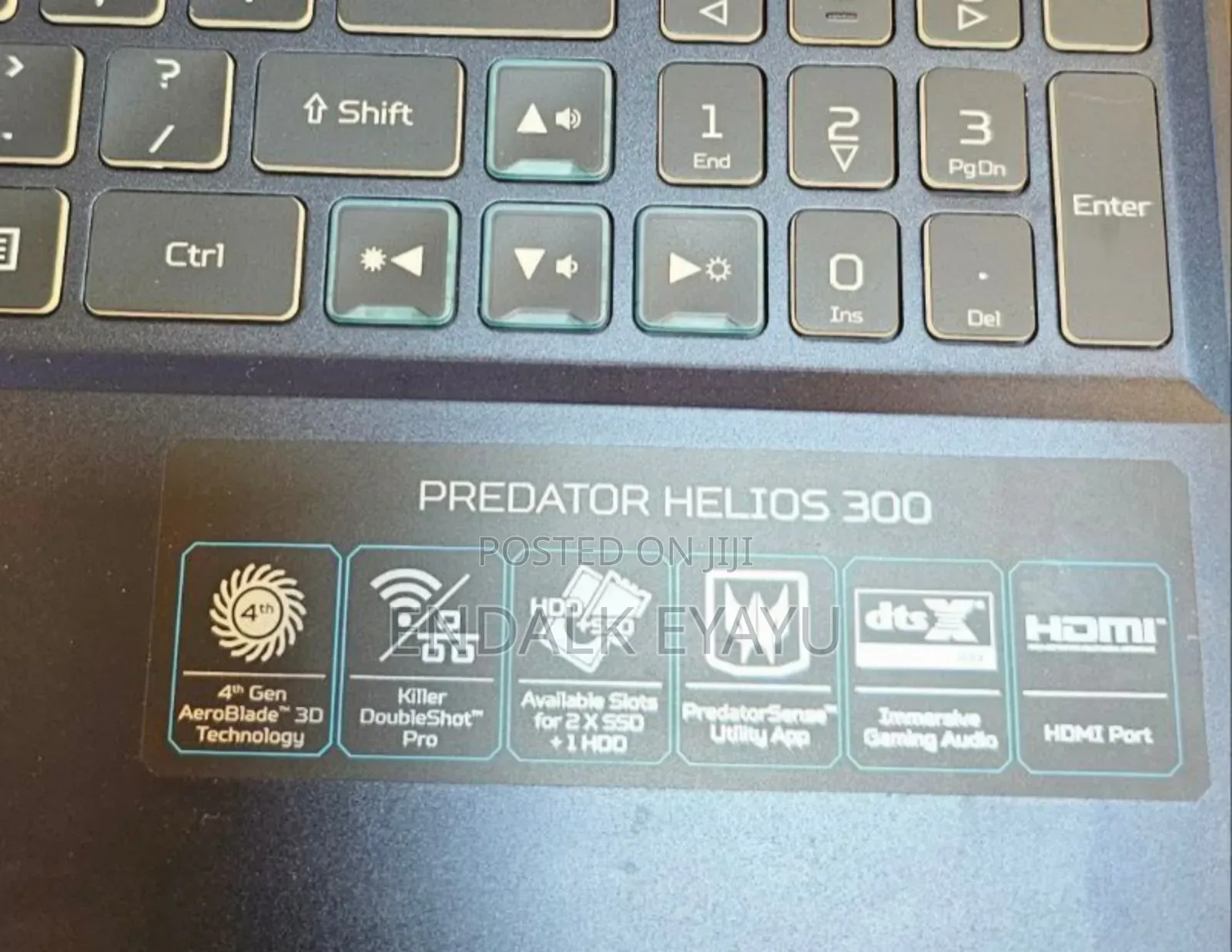 New Laptop Acer Predator Helios 300 16GB Intel Core I7 SSD 1T