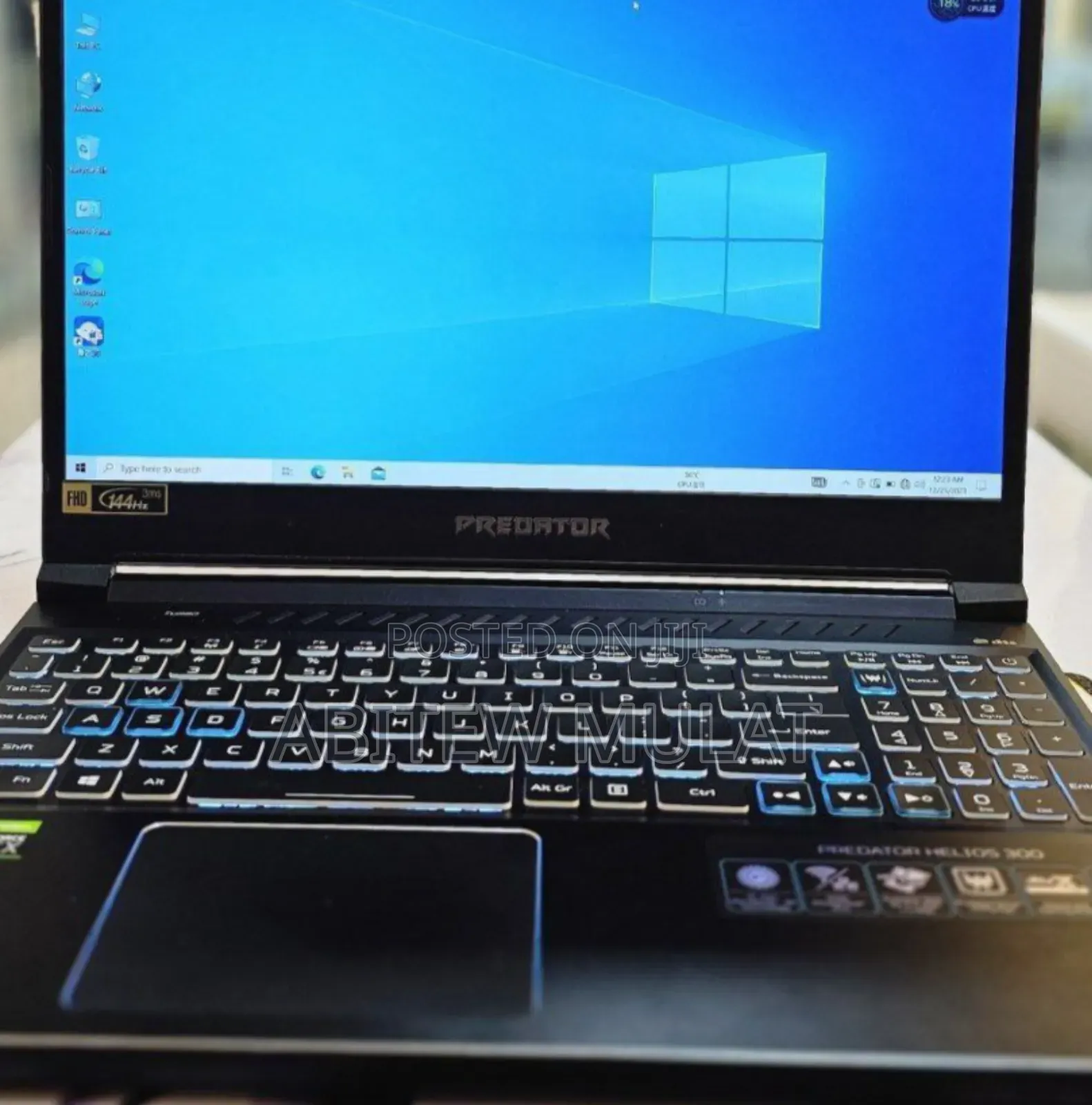 New Laptop Acer Predator Helios 300 16GB Intel Core I7 SSD 1T