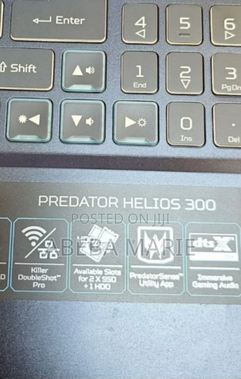 New Laptop Acer Predator Helios 300 16GB Intel Core I7 SSD 1T