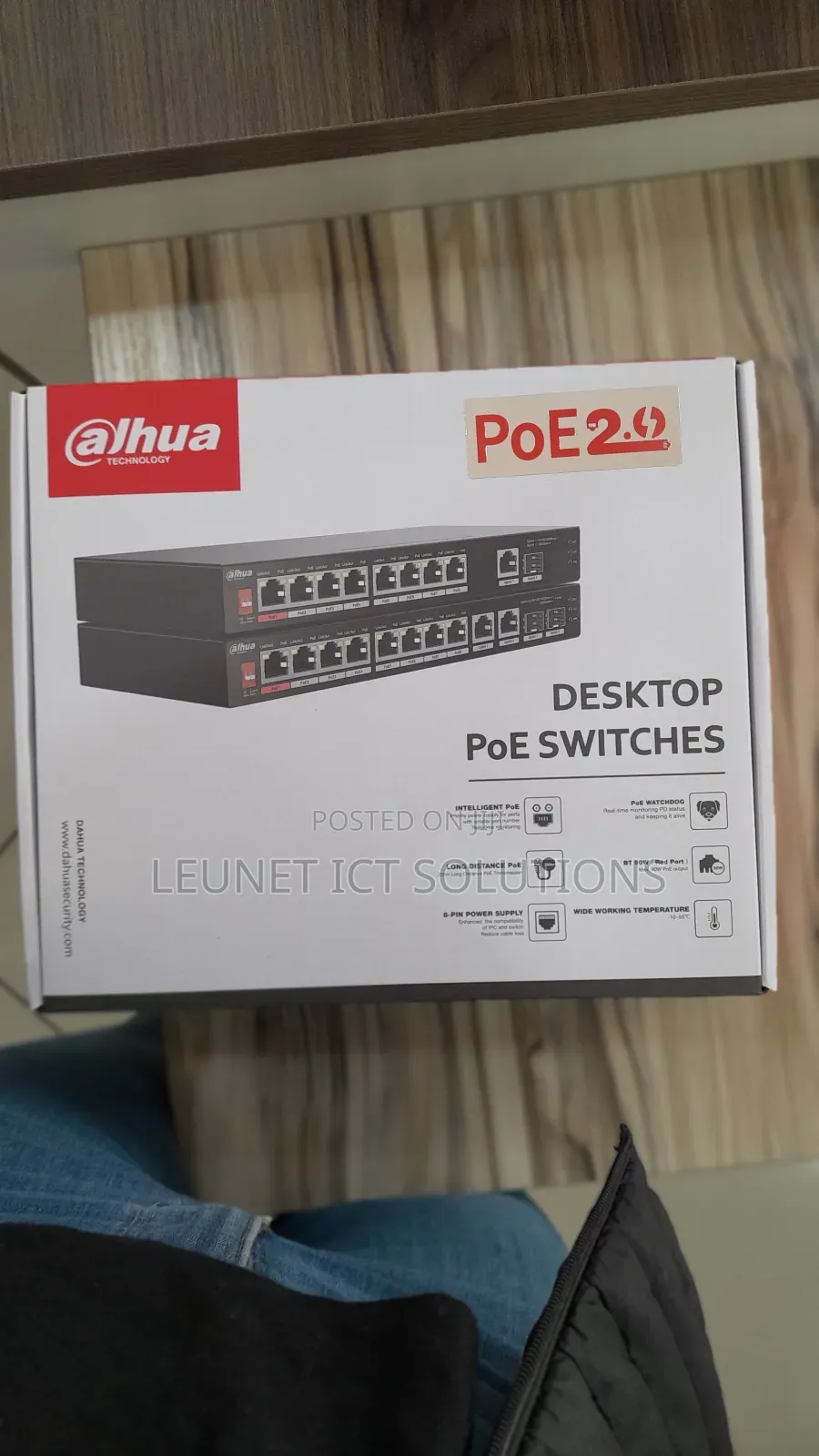 10-Port Unmanaged Desktop Switch With 8-Port Poe