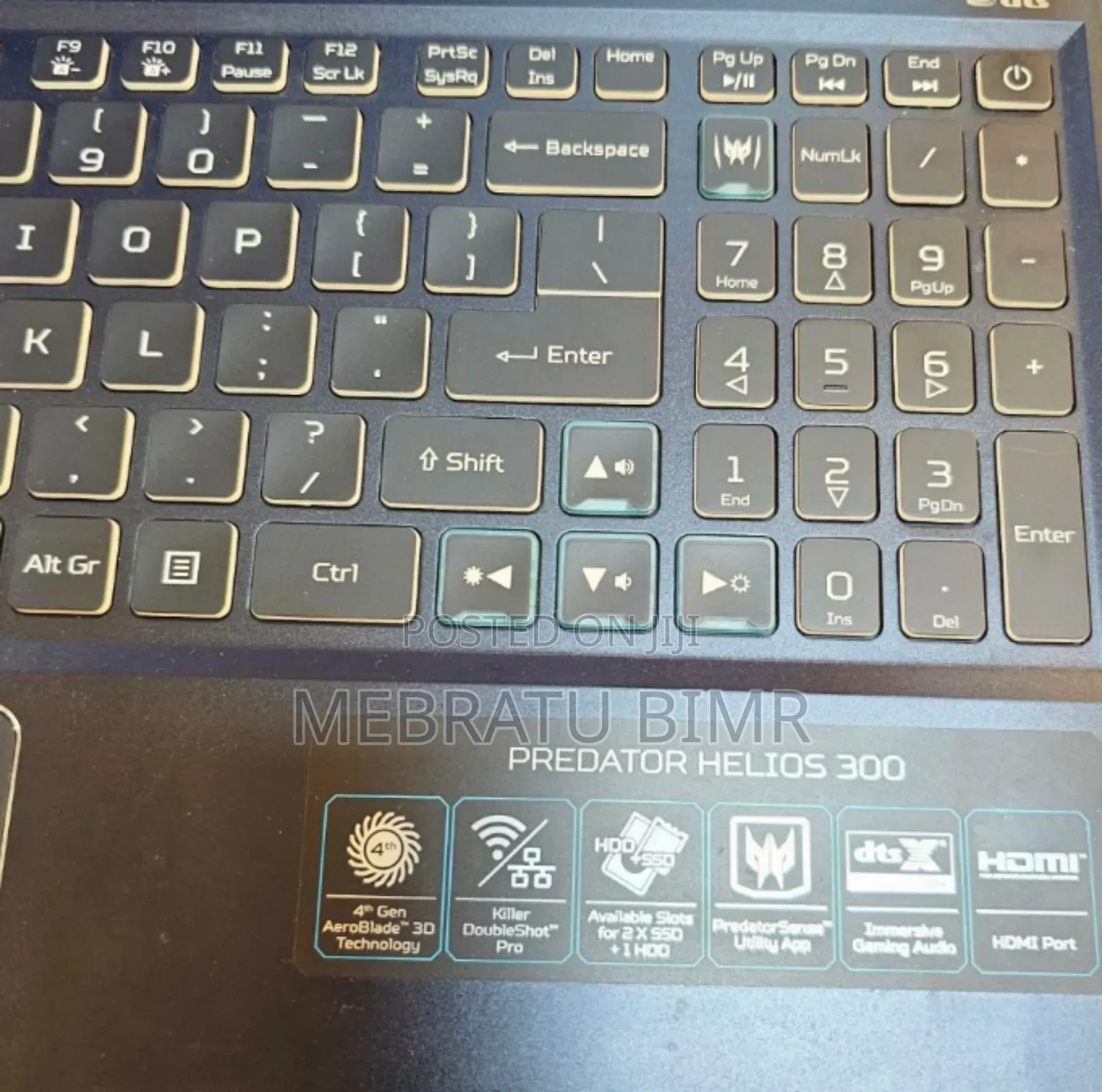 New Laptop Acer Predator Helios 300 16GB Intel Core I7 SSD 1T