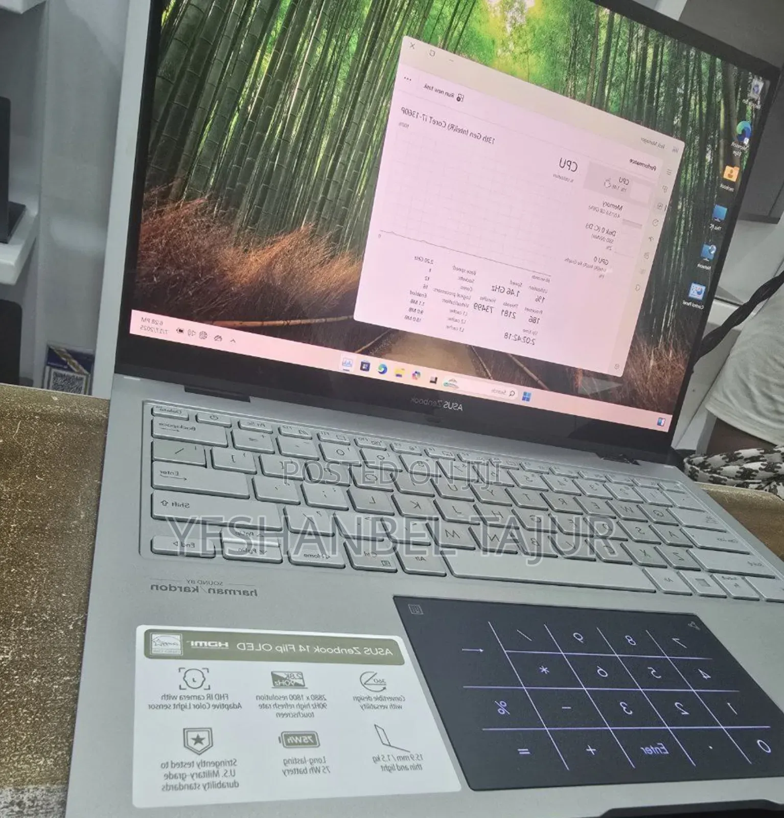 New Laptop Asus ROG Zephyrus G15 16GB Intel Core I7 SSD 512GB