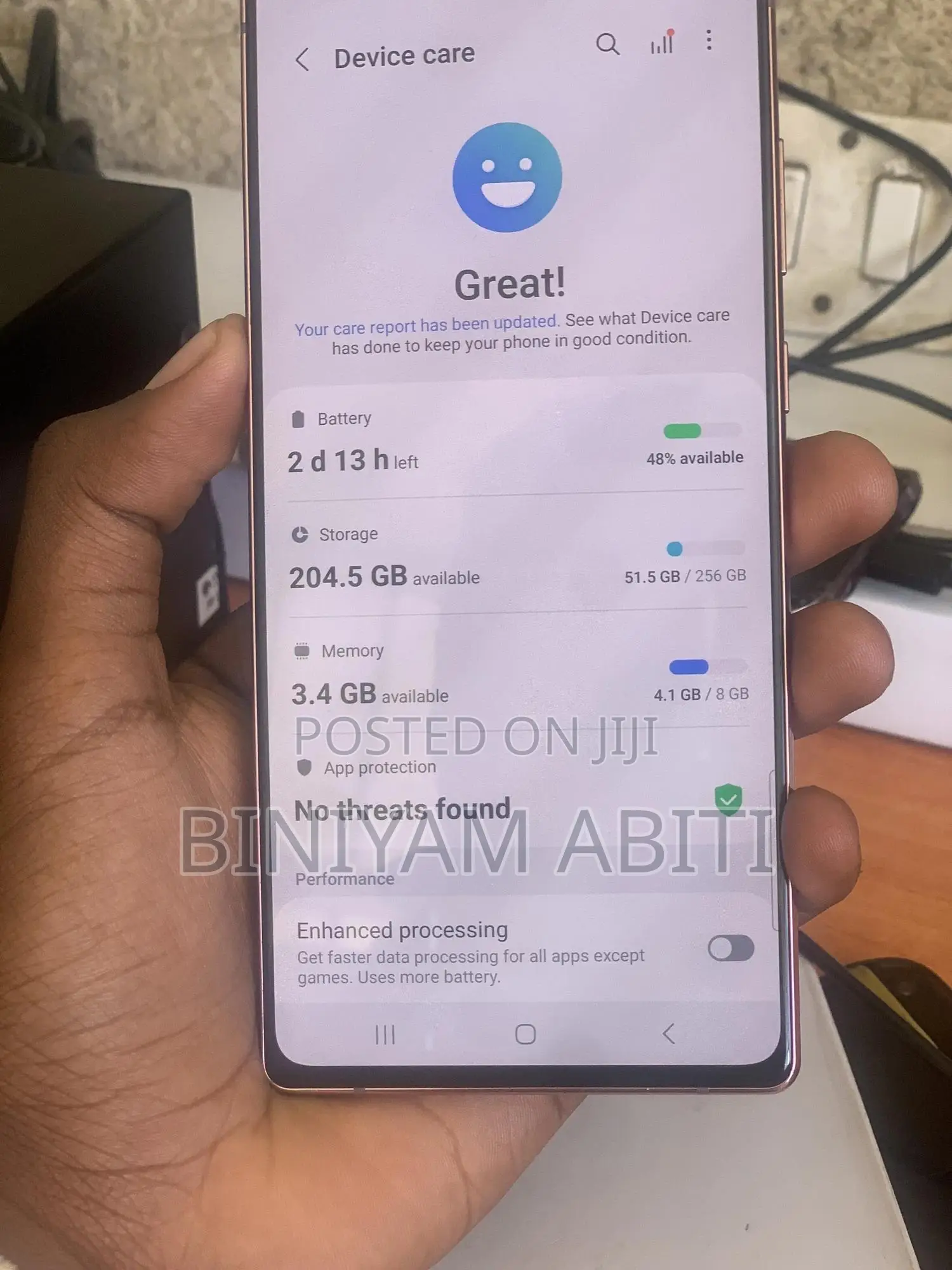 Samsung Galaxy Note 20 256 GB Gold