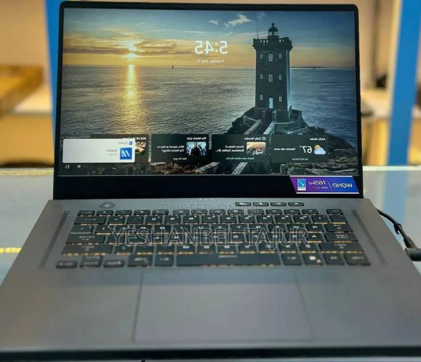 New Laptop Asus ROG Zephyrus G15 16GB AMD Ryzen 9 SSD 1T