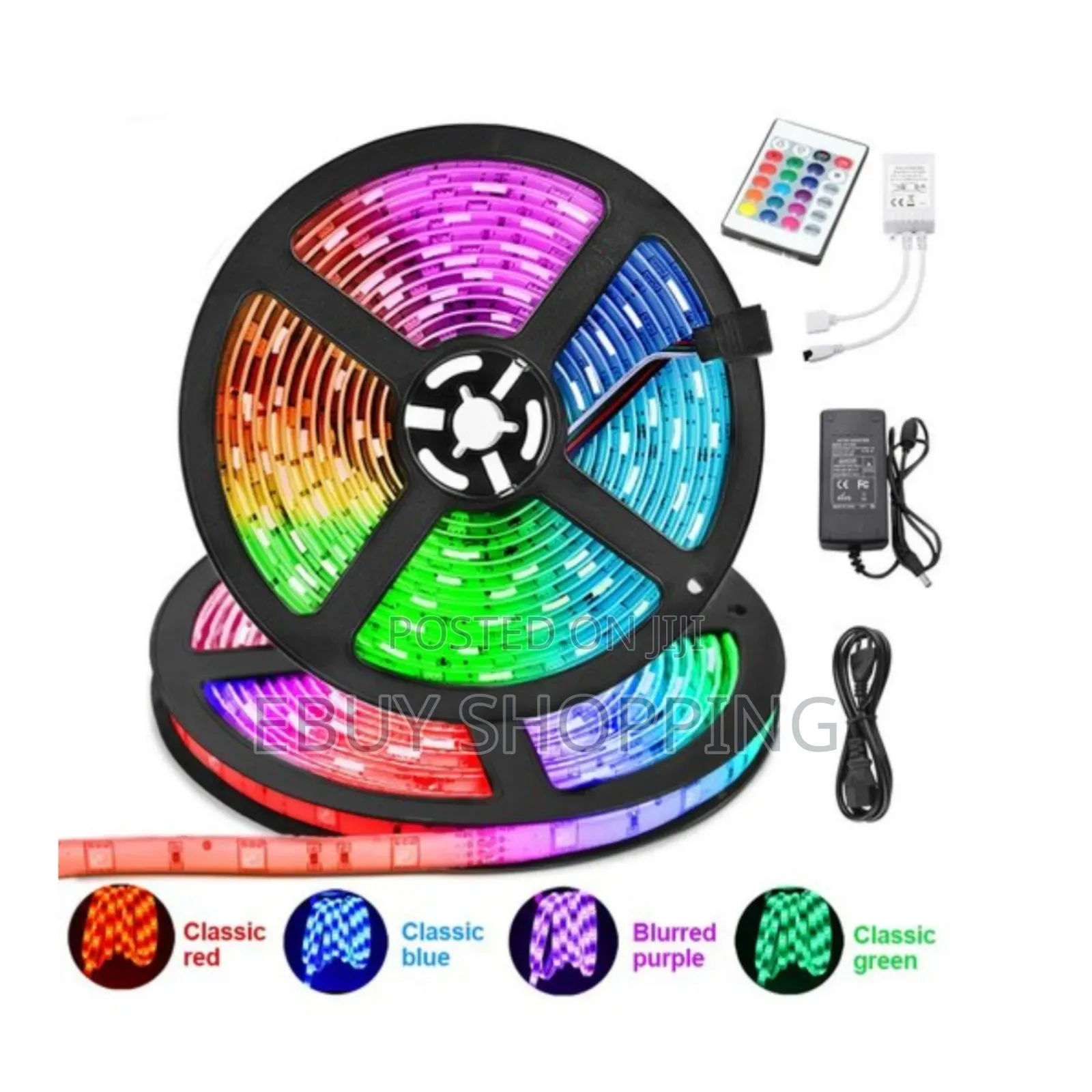 Durable 5m Led Light Strip – 16 Million Colors Remote**
