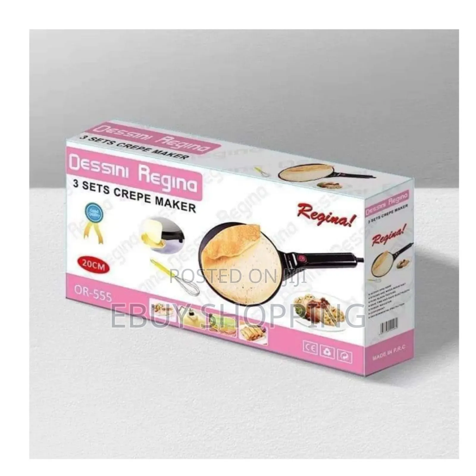 Non-Stick Dessini Regina Crepe Maker Easy-to-Clean Durable