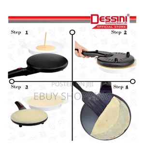 Non-Stick Dessini Regina Crepe Maker Easy-to-Clean Durable