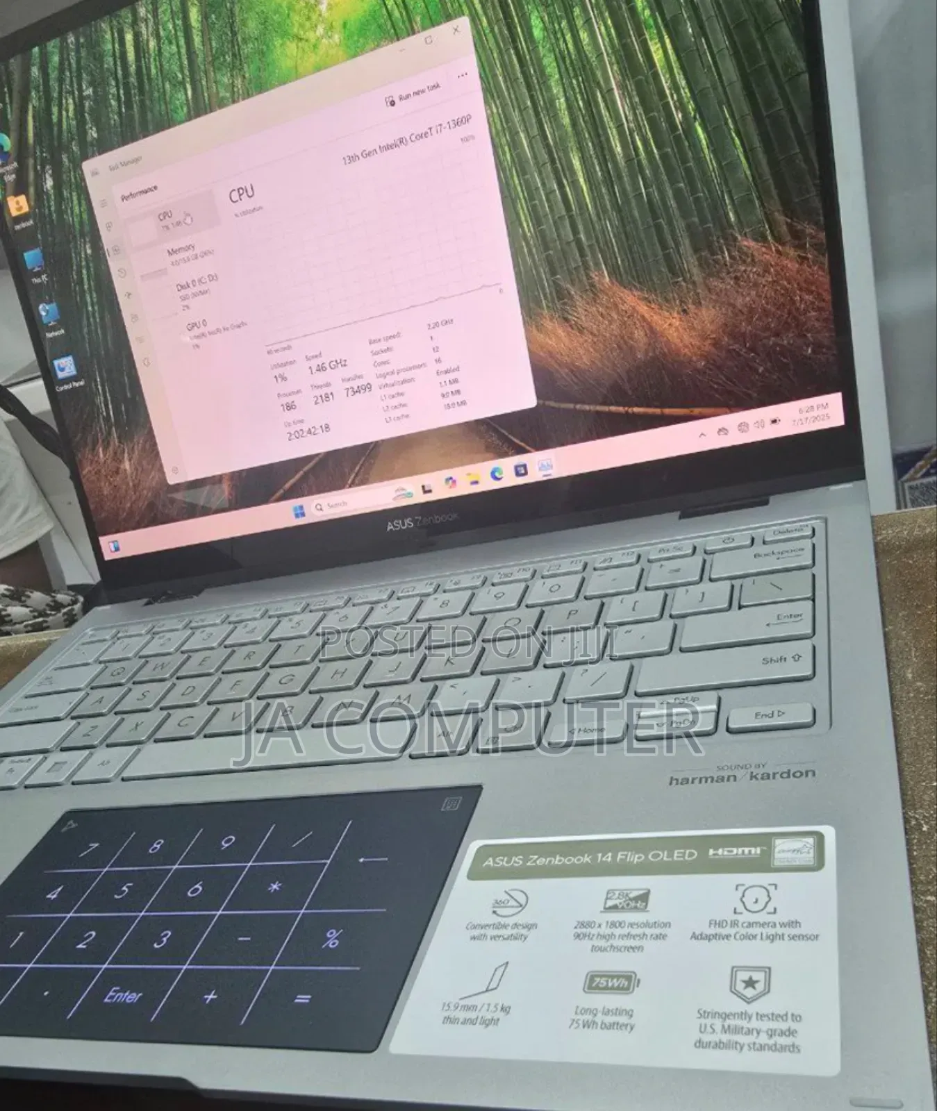 New Laptop Asus ZenBook UX32VD 16GB Intel Core I7 SSD 1T