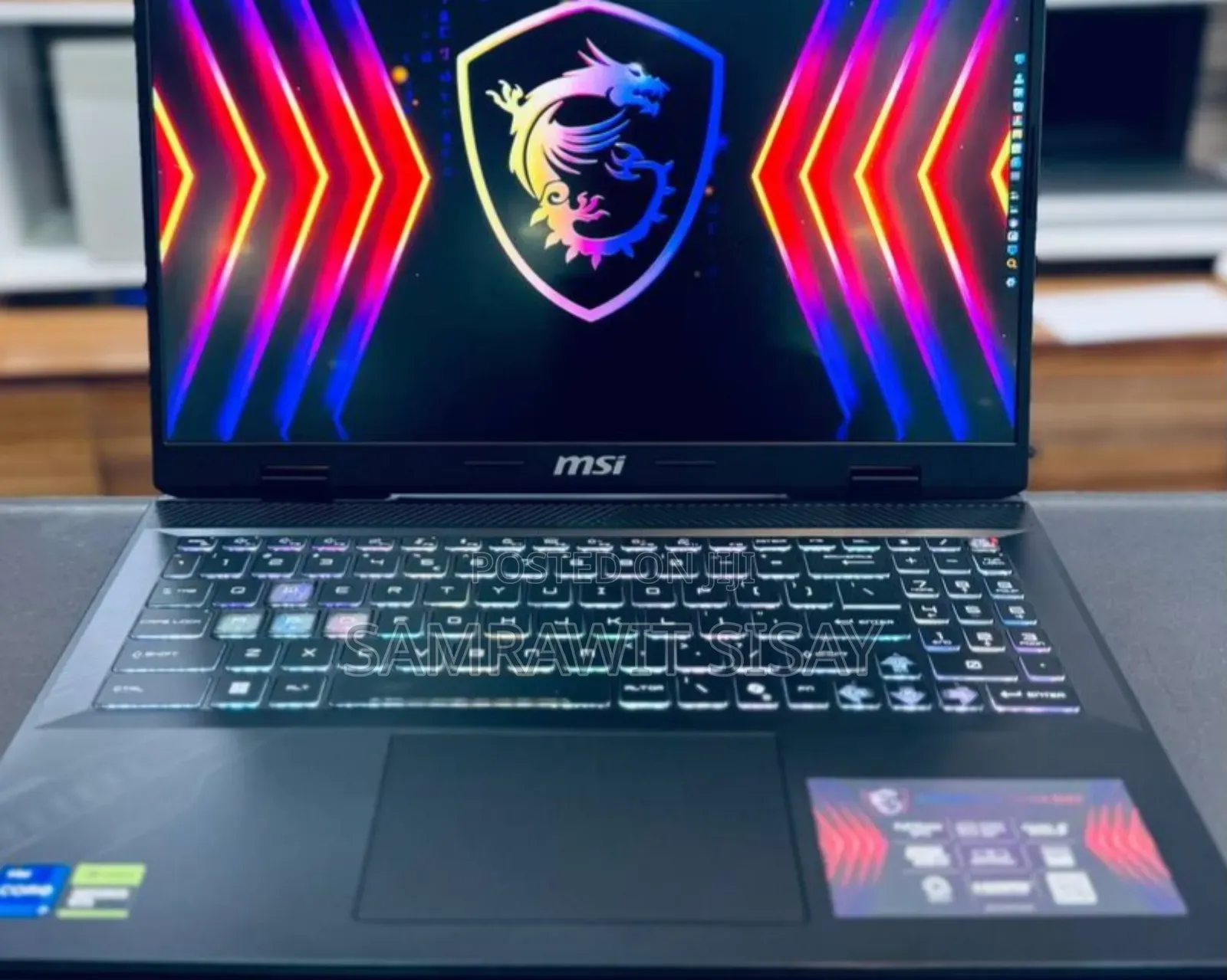 New Laptop MSI Crosshair 15 16GB Intel Core I7 SSD 1T