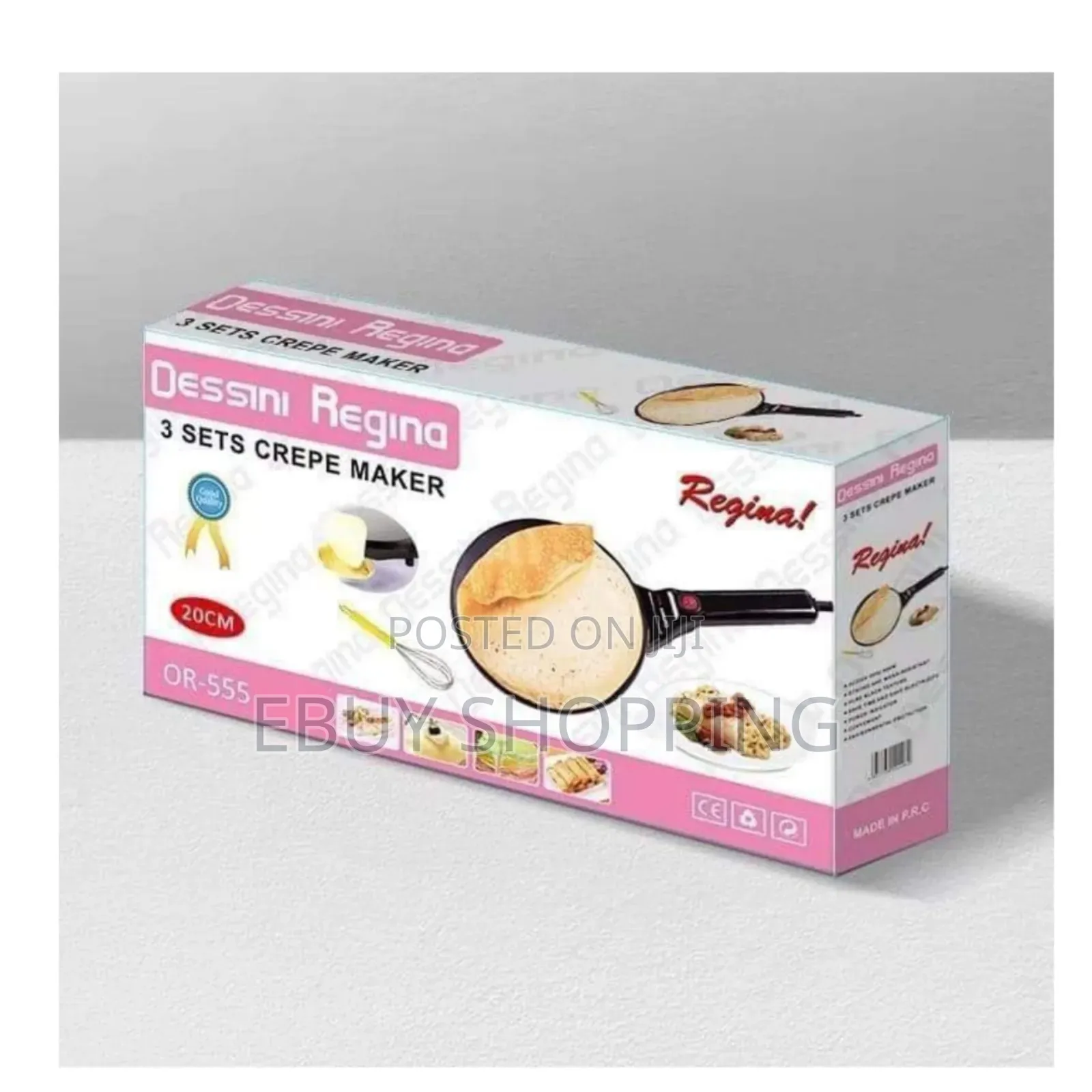 **Stainless Steel Dessini Regina Crepe Maker –