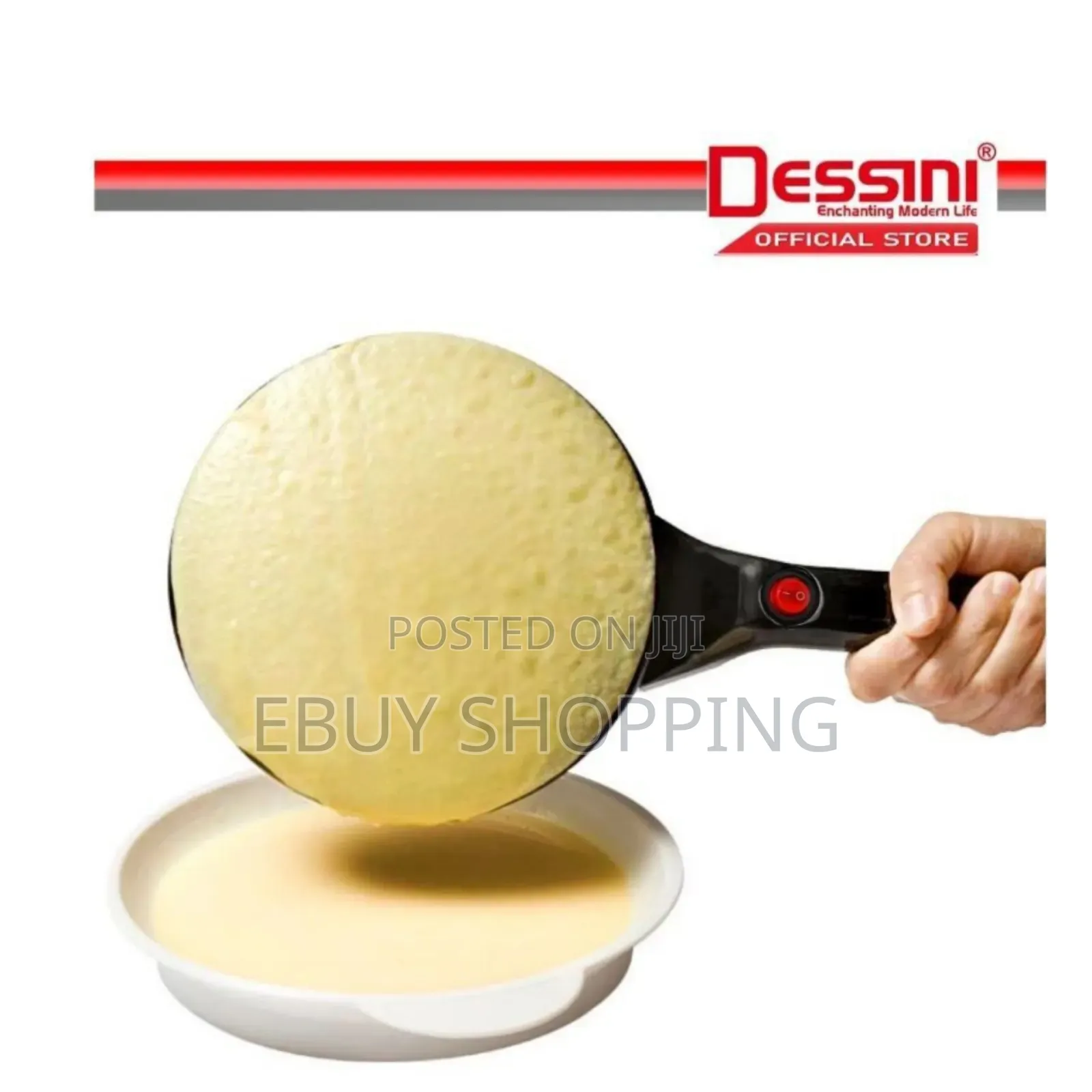 **Stainless Steel Dessini Regina Crepe Maker –