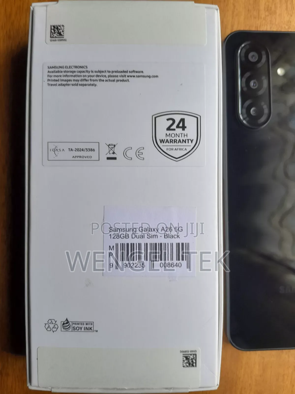 New Samsung Galaxy A26 128 GB Black