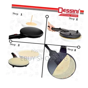 Electric Crepe Maker by Dessini – Perfect for Injera,