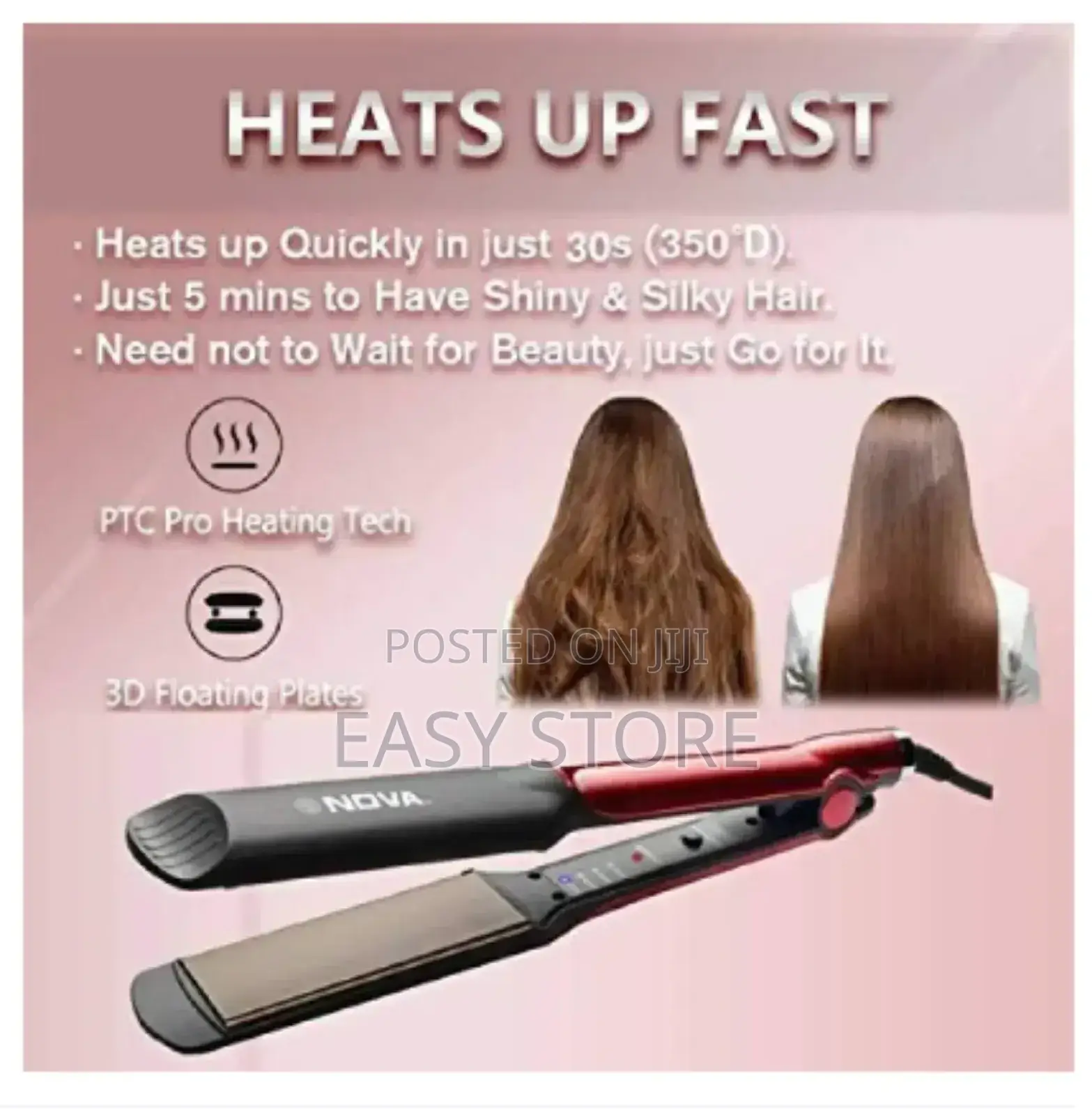 Nova Hair Straightener )Free Delivery